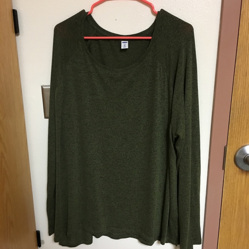 Oldnavy Relax Long tee olive Green